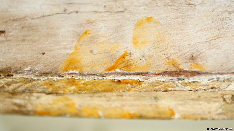 3,000 year old fingerprints on an ancient Egyptian coffin