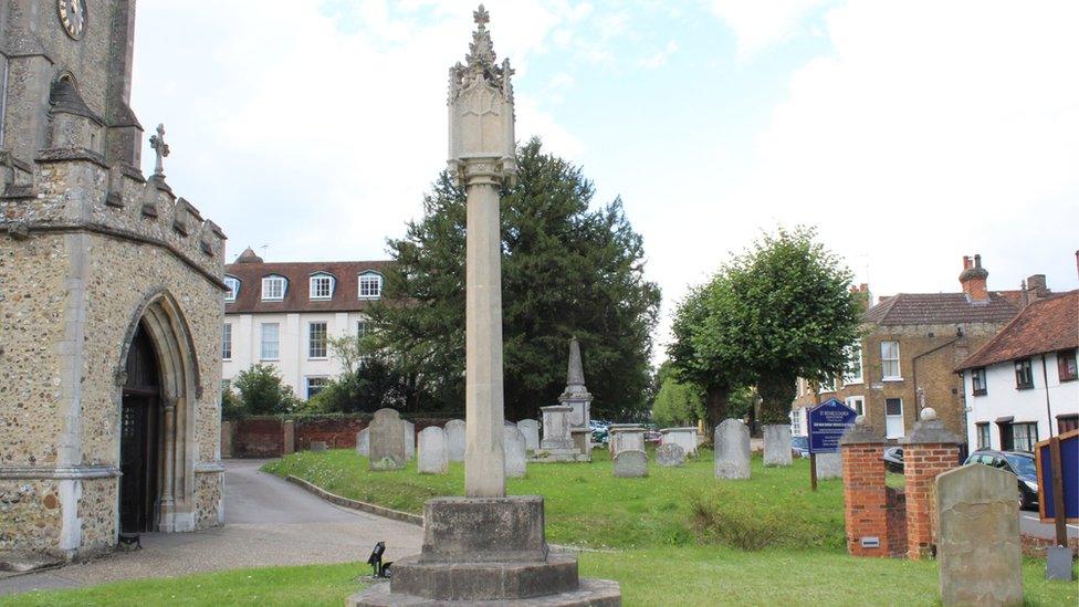 War Memorial at St Michael's Church, Bishop's Stortford, Hertfordshire