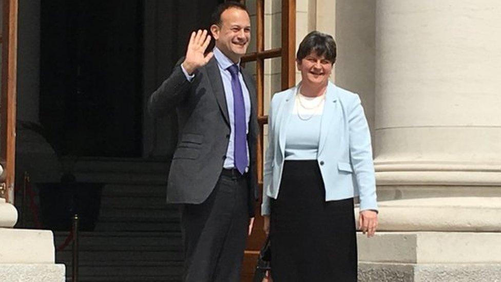 Leo Varadkar and Arlene Foster