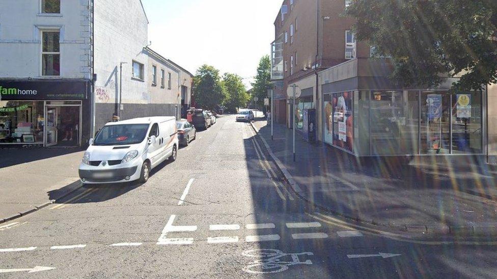 Salisbury Street/Dublin Road junction