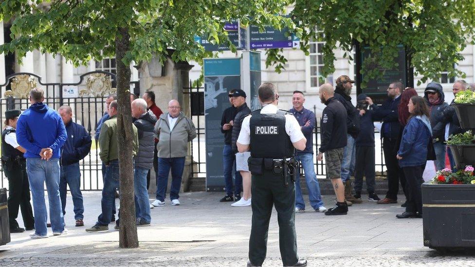 Protest to protect statues in Belfast on Saturday 13 June