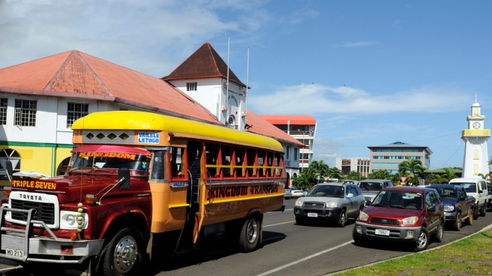 Traffic in Samoa