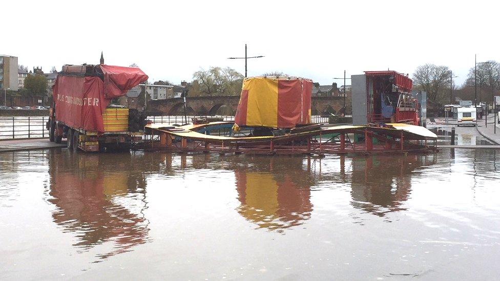 Flooding in Dumfries