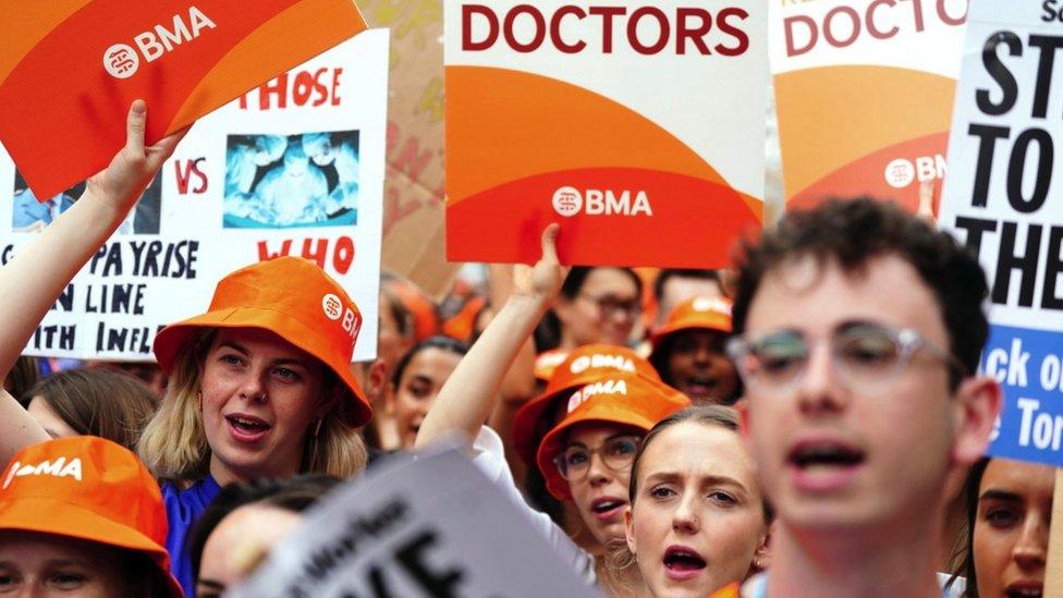 BMA Members striking