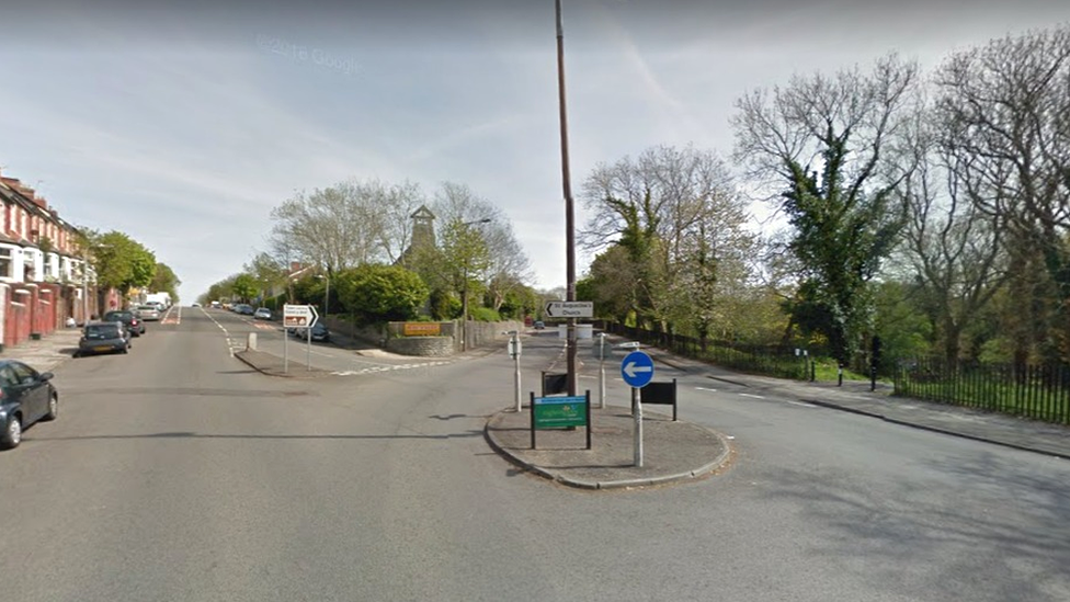 Junction of Plassey Street and Windsor Road in Penarth