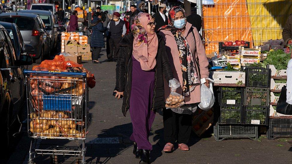 Shops along the Stratford Road in Sparkhill, an inner-city area of Birmingham situated between Springfield, Hall Green and Sparkbrook