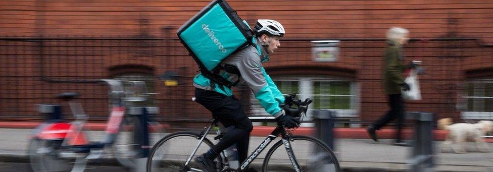 Deliveroo courier