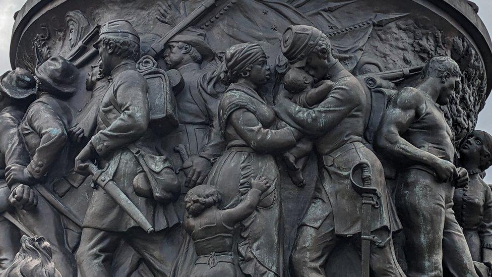 The Confederate memorial in Arlington National Cemetery