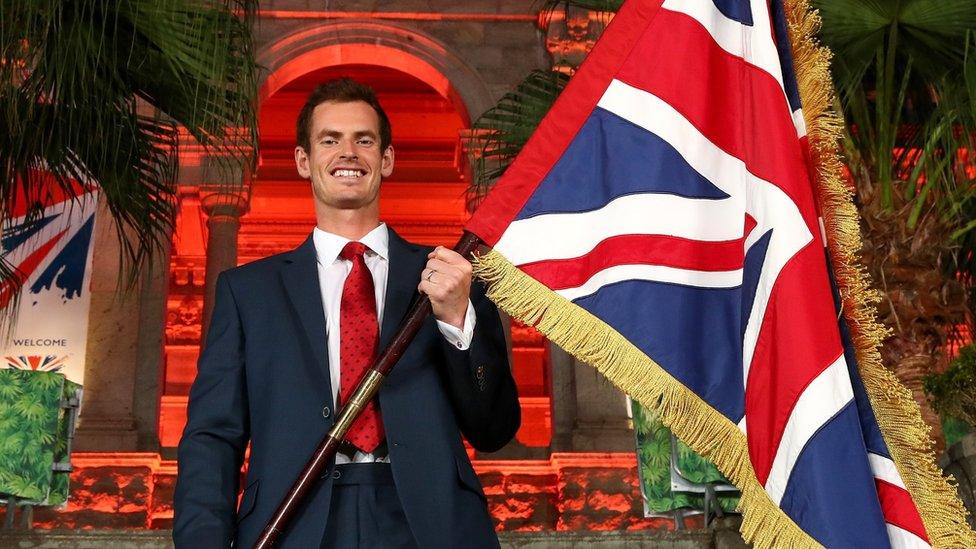 Tennis player Andy Murray of Great Britain is announced as the flag bearer for Team GB