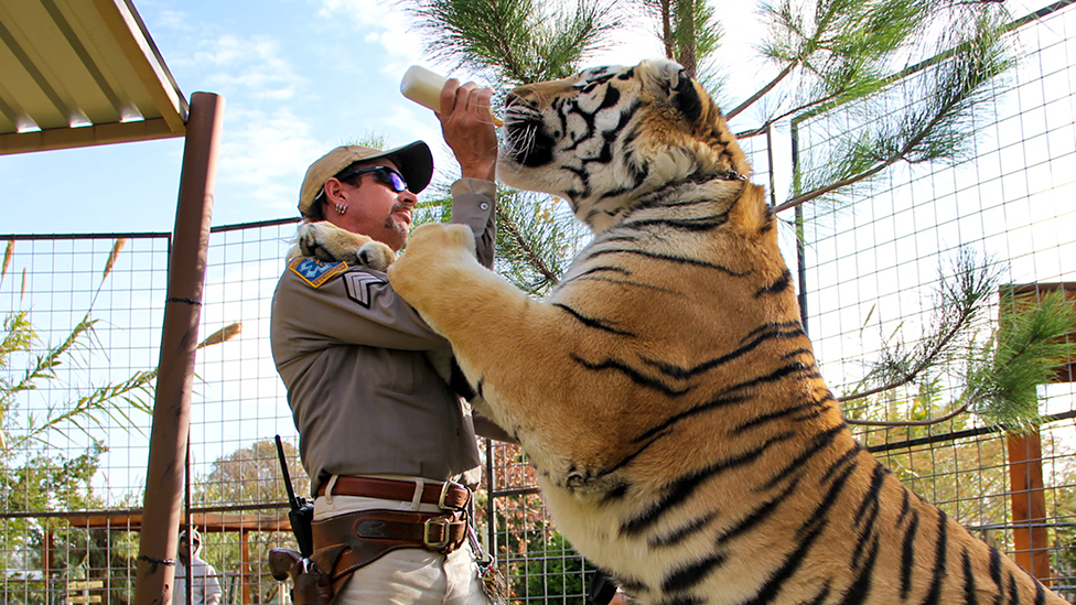 A still from Tiger King