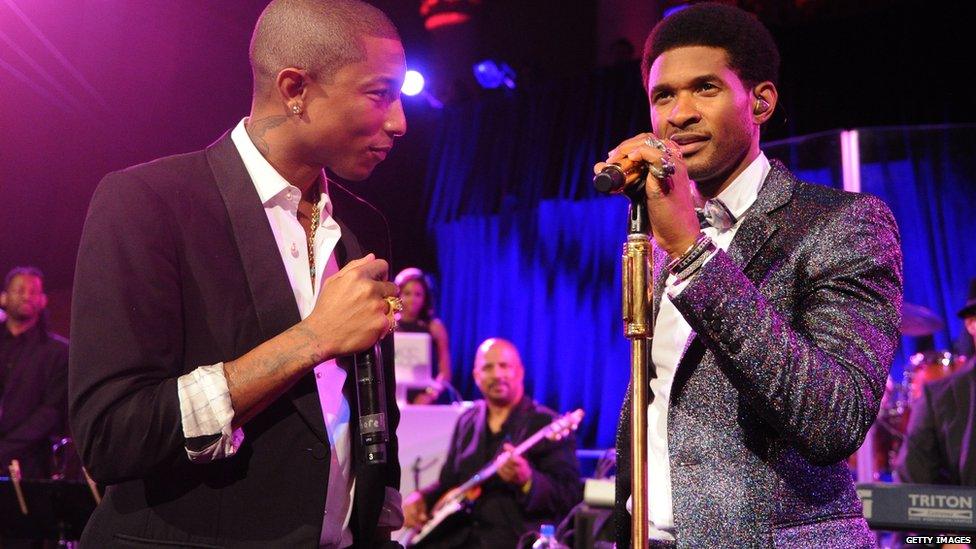 Usher and Pharrell