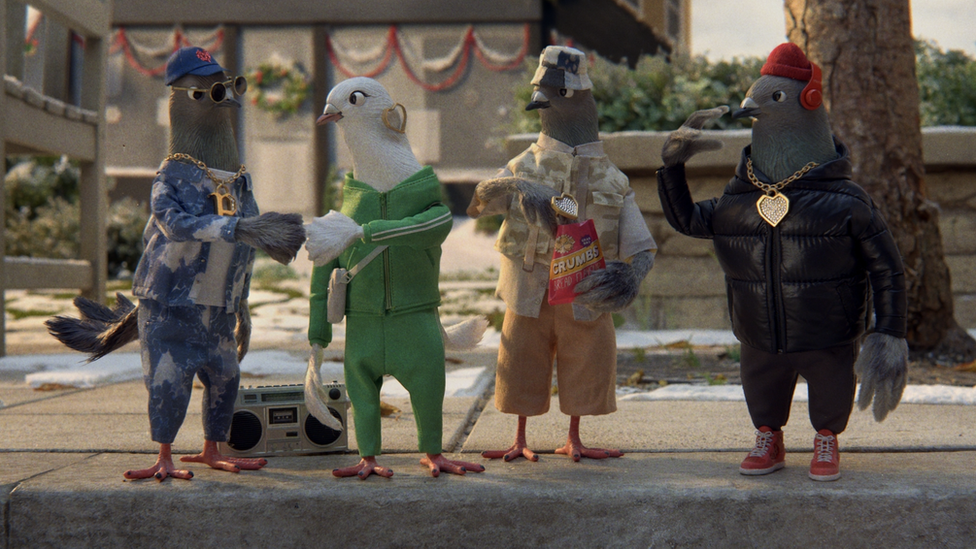 A still of birds from the John Lewis advert