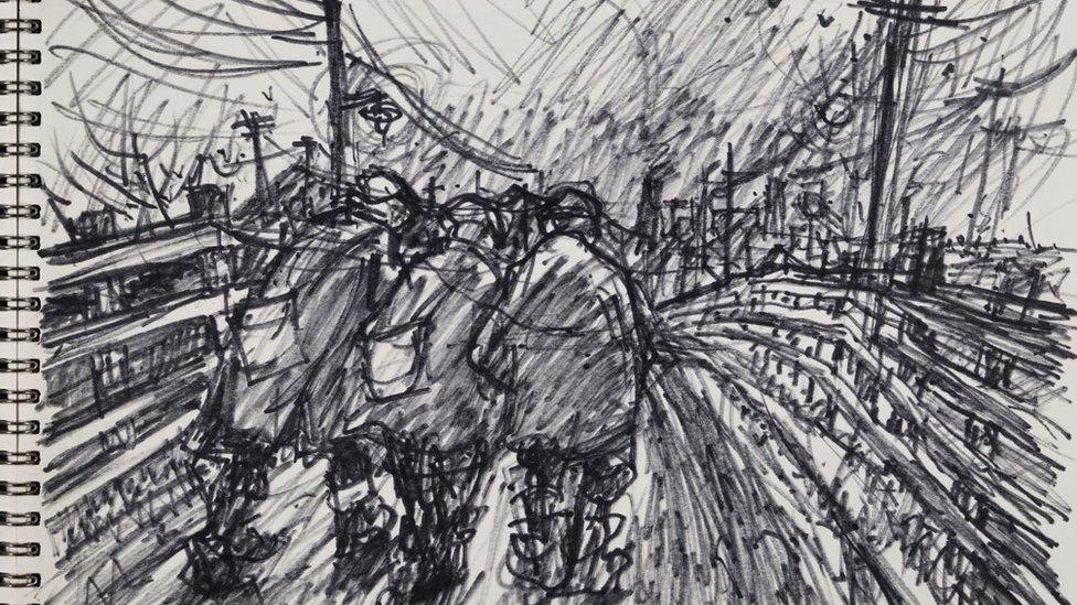 Norman Cornish sketch