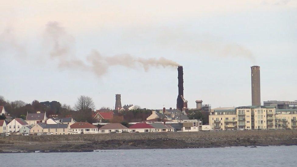 Electricity plant in Guernsey