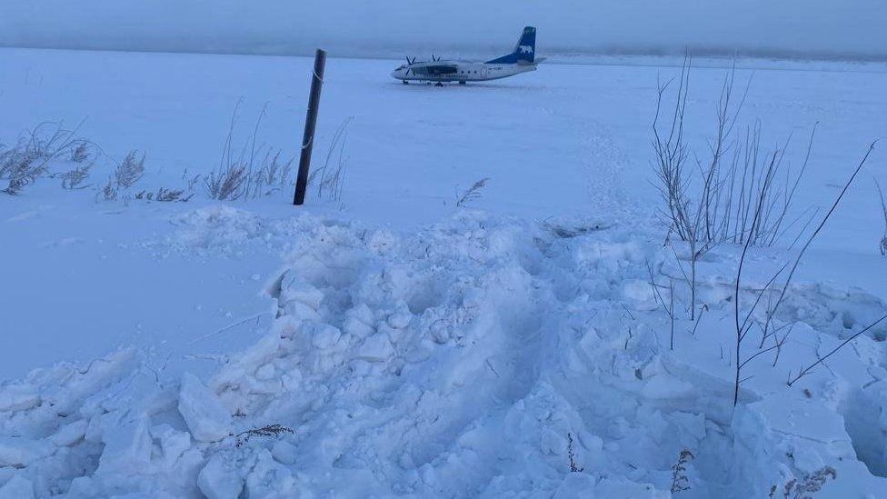 Prosecutors said the plane had landed on a sandbank