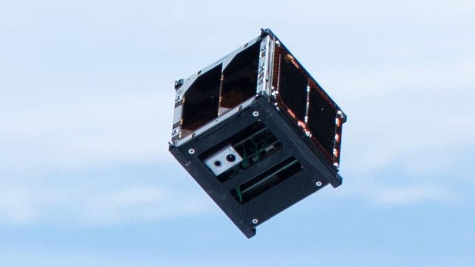 CubeSat in space