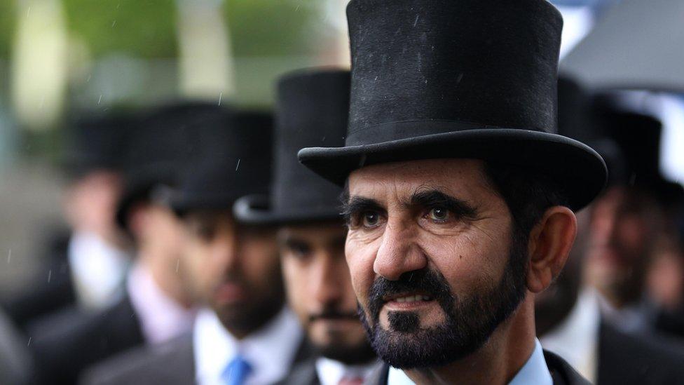 Sheikh Mohammed Al-Maktoum at Ascot in 2011