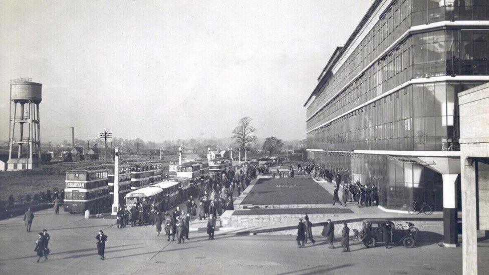 BCM manufacturing factory in 1935