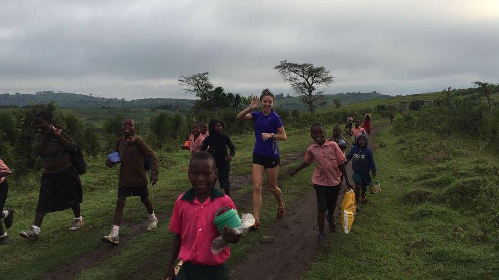 Ellie organises the Running The Rift marathon in Uganda to raise money for charity