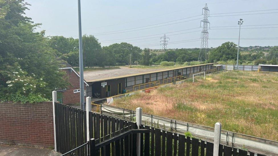 Ship Lane stadium in Aveley, Essex