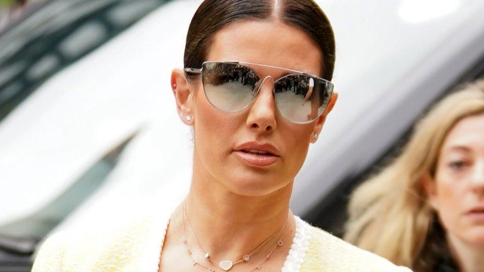 Rebekah Vardy arriving at the High Court in London on Monday