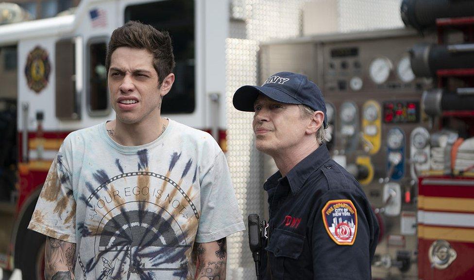 Pete Davidson with Steve Buscemi