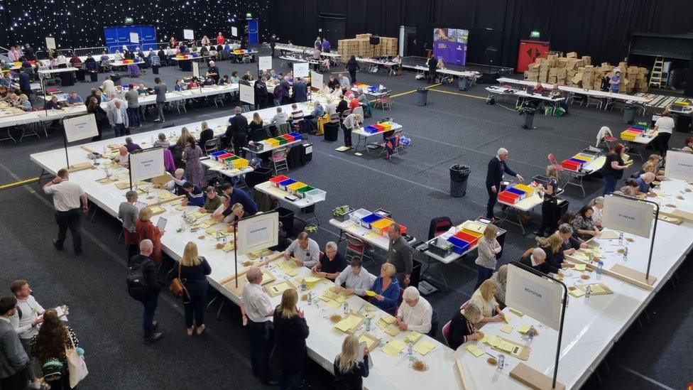 The count in Barnsley