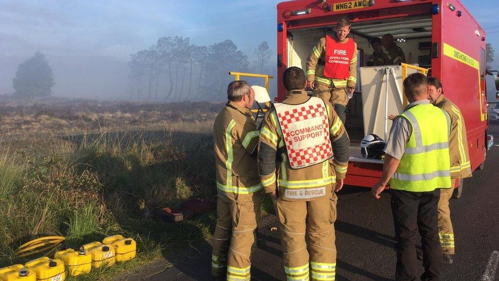 Wareham Forest Fire