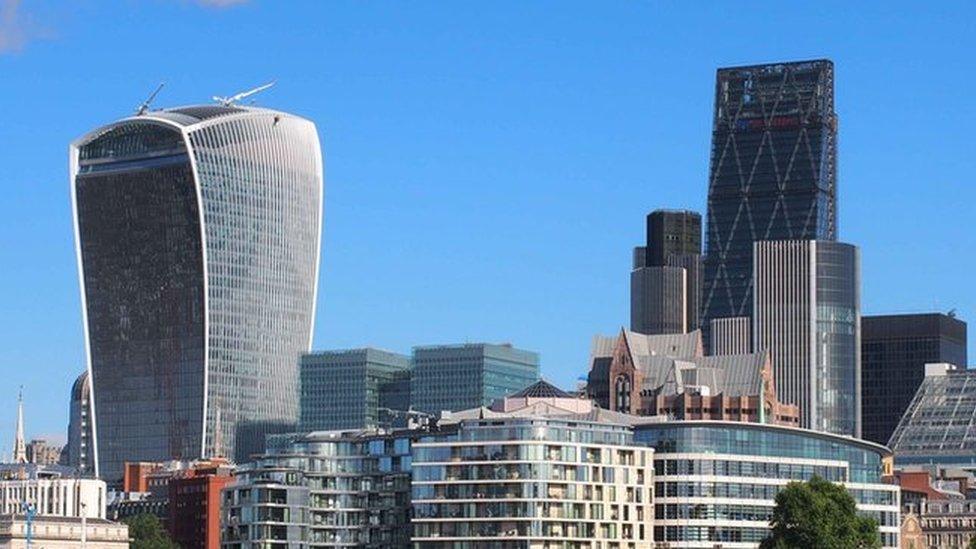 The Walkie Talkie from Tower Bridge, London