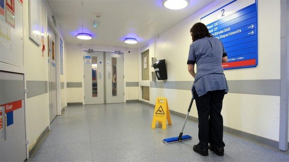 Hospital cleaner