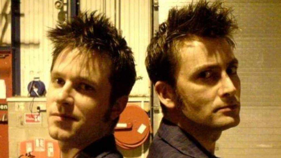 Colum Sanson-Regan and David Tennant