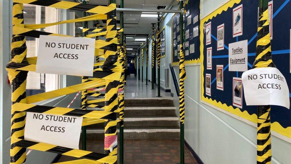 Warnings at Scalby School