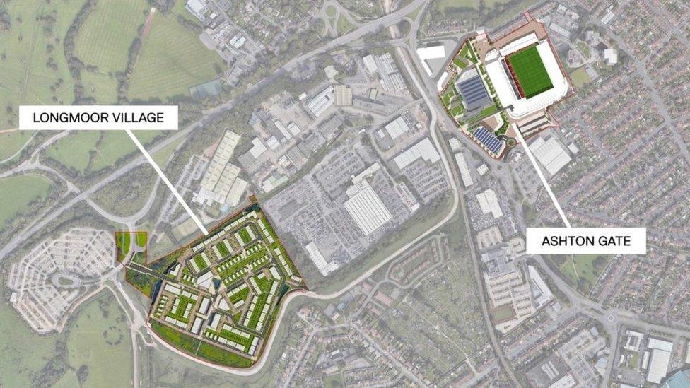 The dual planning applications for Ashton Gate and Longmoor Village were closely interlinked