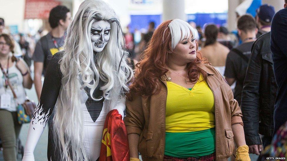 Fans attend Comic-Con International