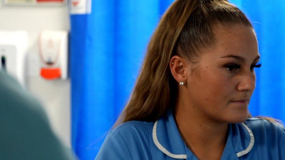 Staff nurse India Tomlinson