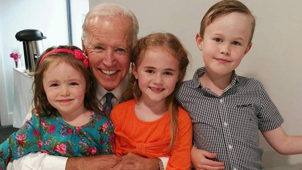 Joe Biden and his family