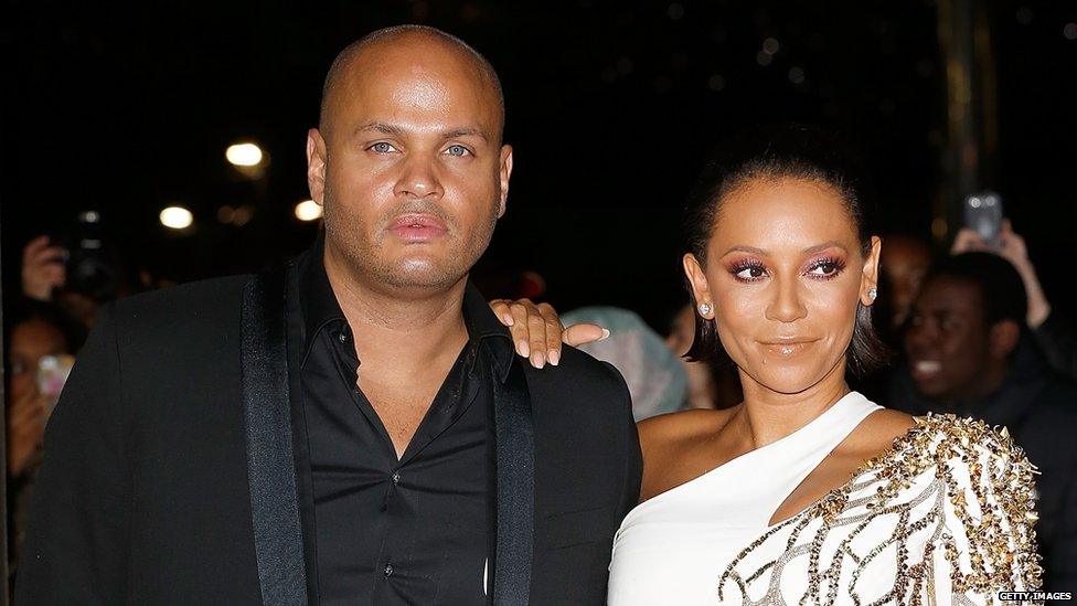 Mel B with Stephen Belafonte