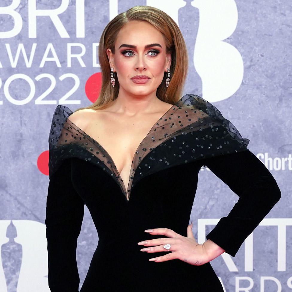 Adele at the Brit Awards