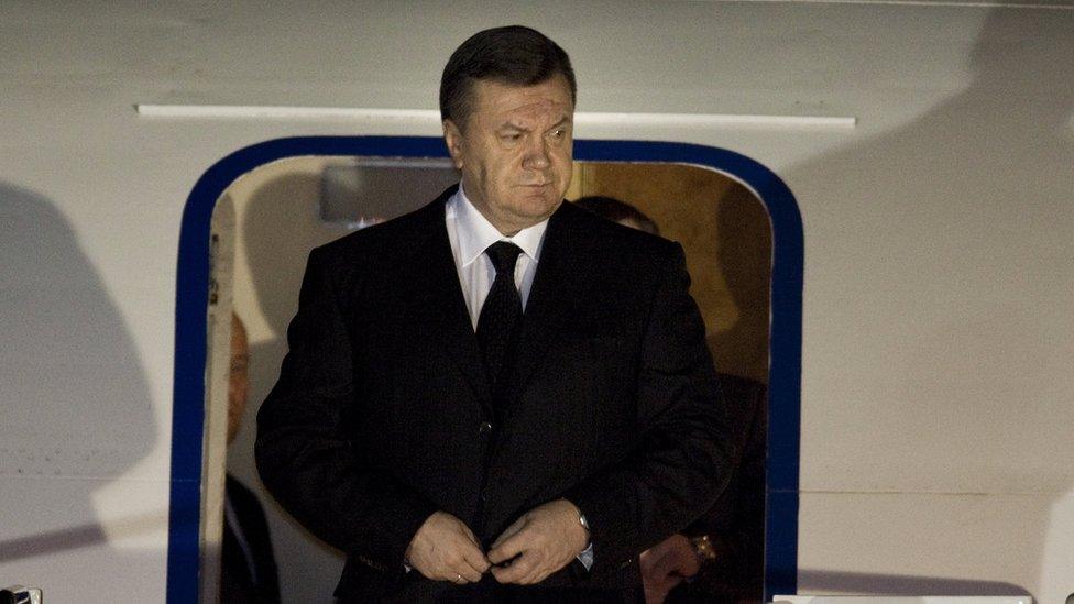 Former President of Ukraine, Viktor Yanukovych.