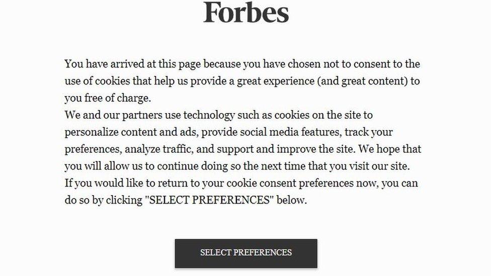 Forbes notice