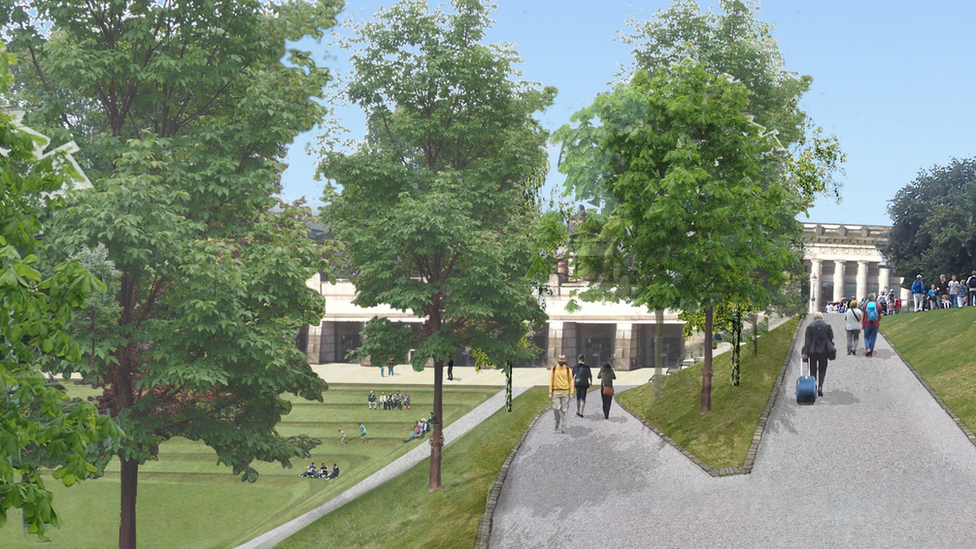 Princes Street Gardens (Artist impression)