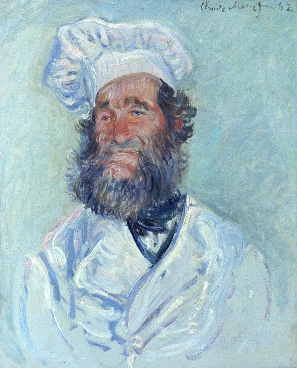 The chef (Le Père Paul), 1882 by Claude Monet, in the Collection of Österreichische Galerie Belvedere, Vienna