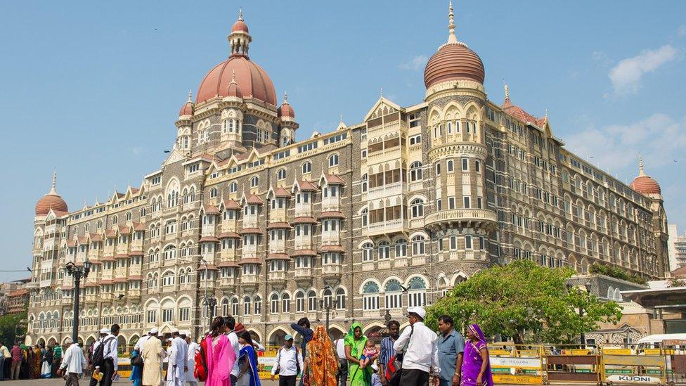 Taj Mahal Palace hotel in Mumbai, India