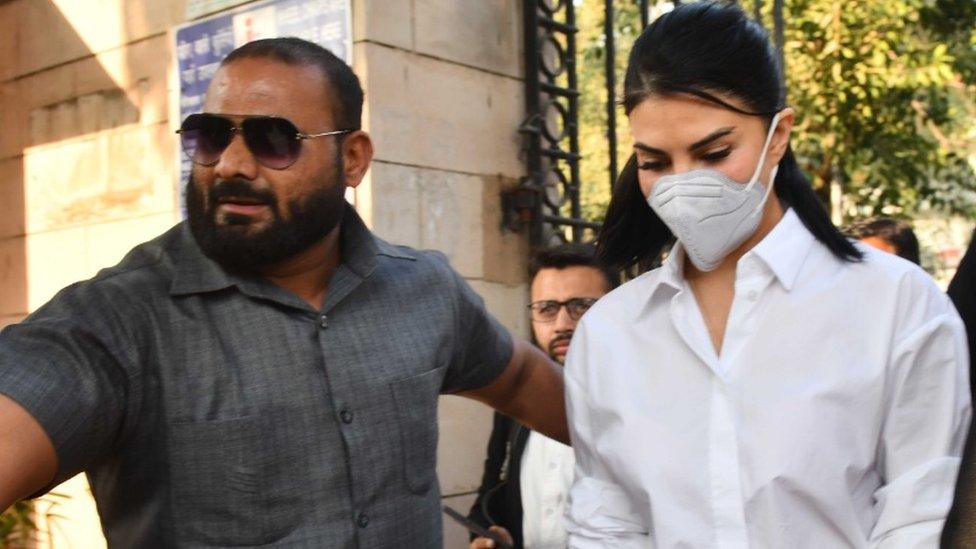 Jacqueline Fernandez in court in November 2022