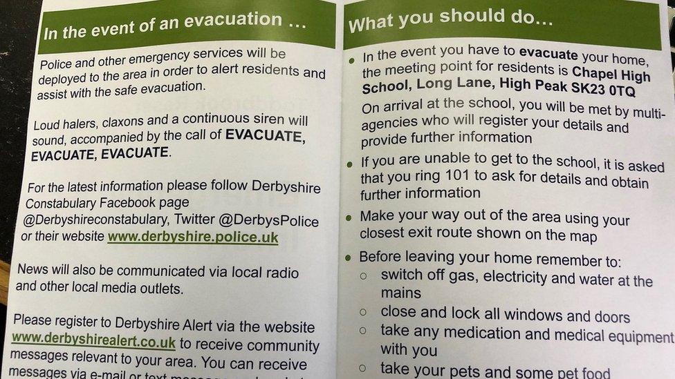 Emergency leaflet