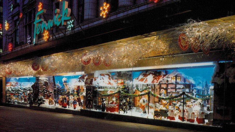 Fenwick window 1988. Photo: Newcastle City Library