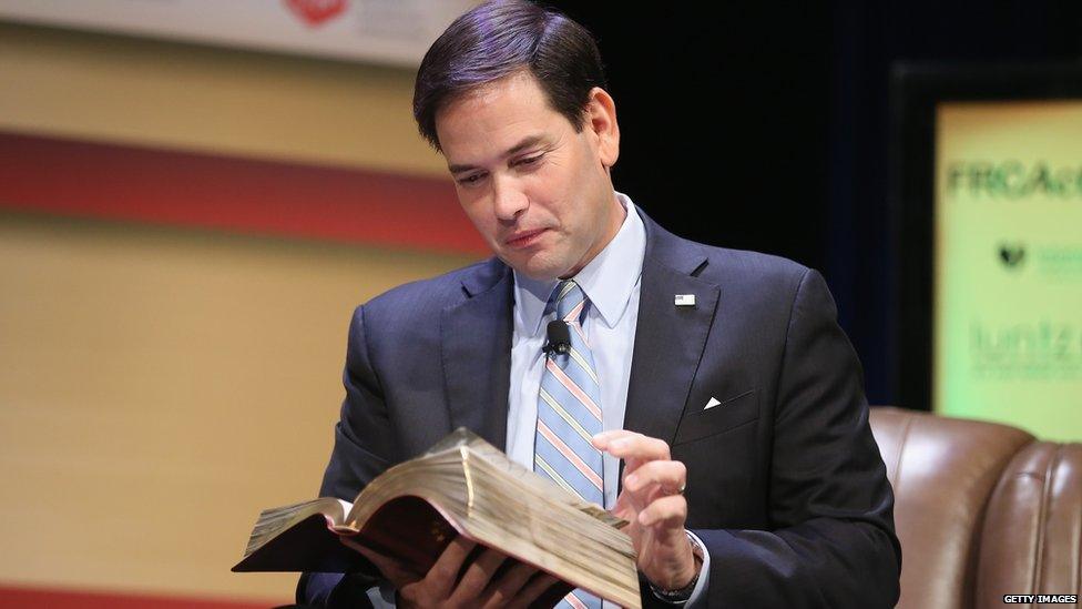 Florida Senator Marco Rubio.