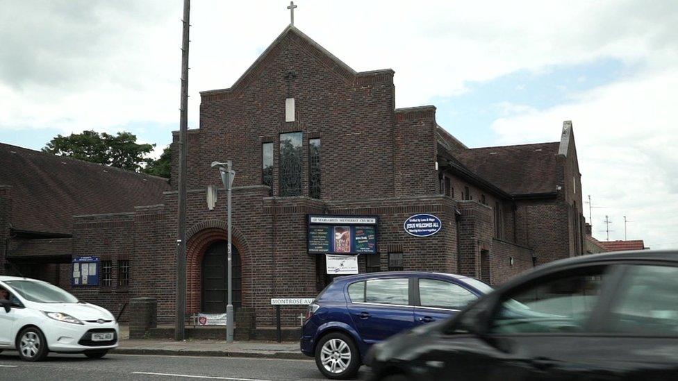 The church hall used in Luton for extremist meetings