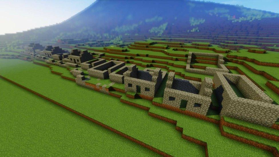 St Kilda in Minecraft