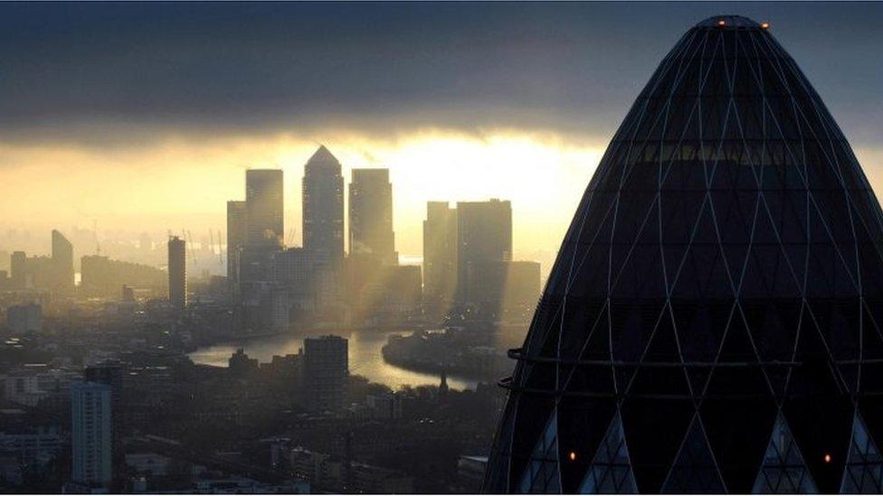 Canary Wharf skyline